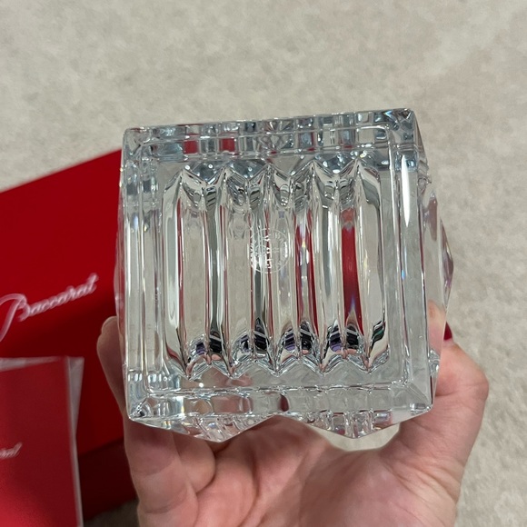 Baccarat Crystal Vase / Pencil Holder Brand New in red box w authentic card - Picture 9 of 10